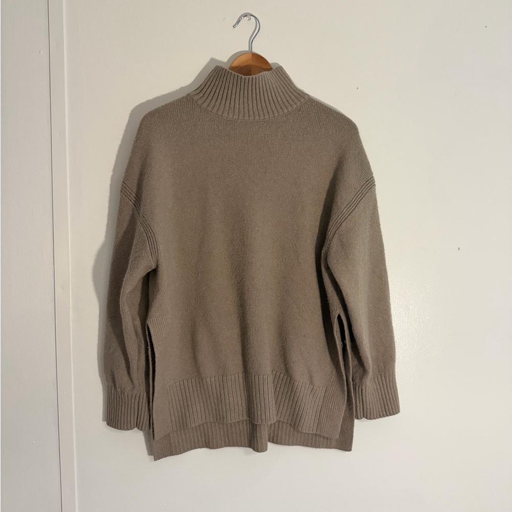 H&M Taupe Turtleneck Sweater